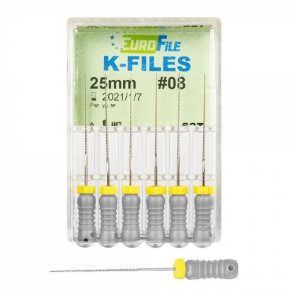 К-Файл / K-Files №08, 25мм, (6шт), EuroFile / Китай