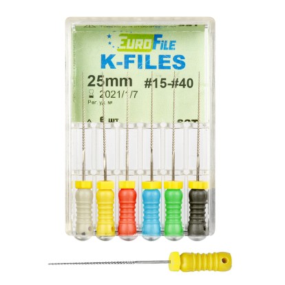 К-Файл / K-Files №15-40, 25мм, (6шт), EuroFile / Китай