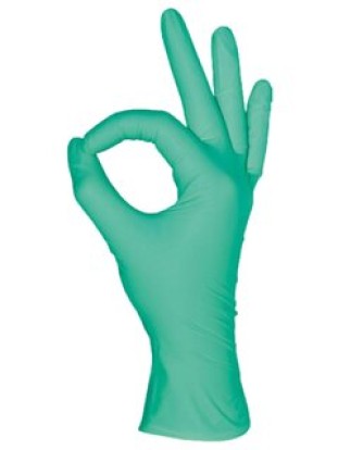 Перчатки Blossom нитриловые светло-зеленые, S текстурированные  (50пар)
