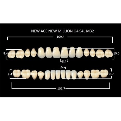Зубы планка 28 шт MILLION NEW ACE O4/A2