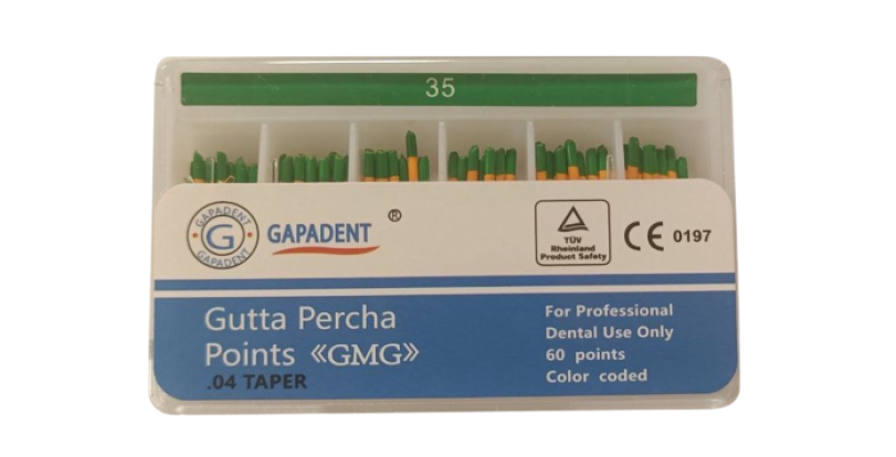 Гуттаперчевые штифты GMG 04 №35, (60шт), GAPADENT / Китай