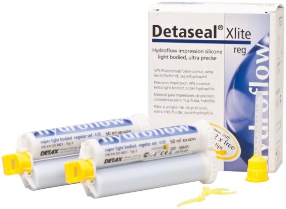Детасил / Detaseal hydroflow X-lite Regular - коррегирующий слой (2*50мл), Detax / Германия