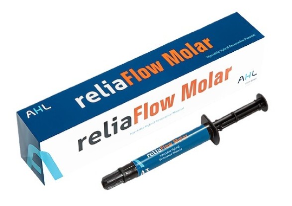 РелияФлоу Моляр / reliaFlow Molar (А2) - светоотверждаемый композит низкой текучести (2г), AHL / Англия