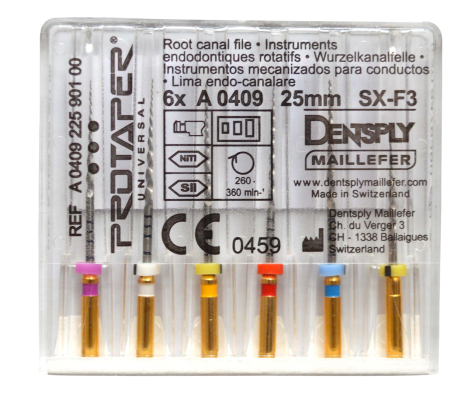 Протейпер машинный ассорти (6 шт.), (Dentsply)