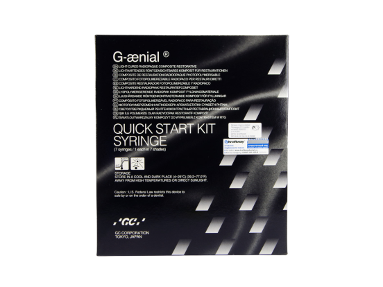 Джениал / G-aenial Quick Start Kit (набор) - микрогибридный композит (7шпр*4.7г), GC / Япония