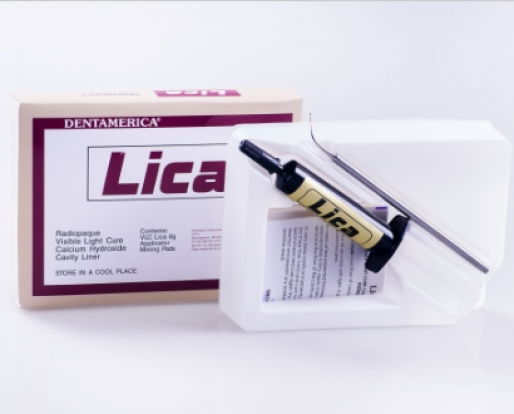 Лика / Lica - прокладочный материал светового отверждения (8г), Dentamerica Inc / США